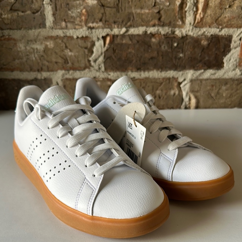 Adidas Advantage 2.0 White/White/Halo Mint